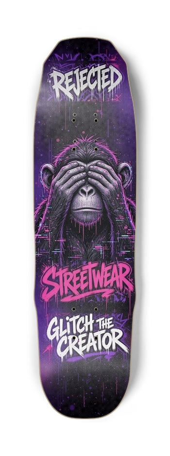 See no evil skateboard deck
