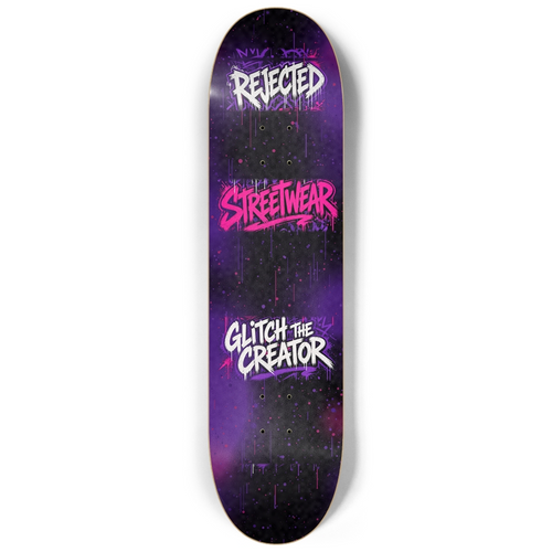 Rejected Streetwear Graffiti Skateboard Deck